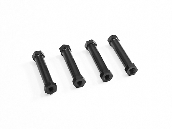 alum. Post 28mm part #JS-22-BK